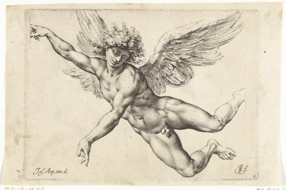 Studio di angelo volante - Rijks Museum, Amsterdam